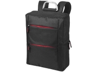 Рюкзак «Boston» для ноутбука 15,6", черный/красный, полиэстер 600D