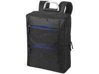 Рюкзак «Boston» для ноутбука 15,6", черный/ярко-синий, полиэстер 600D