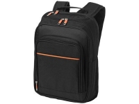 Рюкзак «Harlem», черный/оранжевый, полиэстер 600D