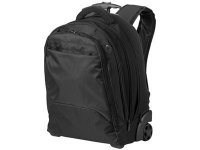 Рюкзак на роликах для ноутбука 17", черный, нейлон 840D