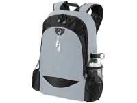 Рюкзак «Benton» для ноутбука 15", черный/серый, полиэстер 600D