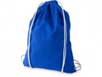 Рюкзак хлопковый «Oregon», ярко-синий/белый, хлопок 100 г/м2