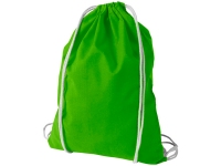 Рюкзак хлопковый «Oregon», лайм/белый, хлопок 100 г/м2