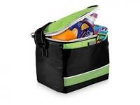 Спортивная сумка-холодильник «Levi», черный/зеленый, нейлон