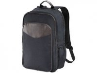 Рюкзак «Capitol» для ноутбука 15.6", графит, коричневый, полиэстер 600D