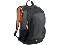 Рюкзак «Ibira» для ноутбука 15,6", черный/оранжевый, полиэстер