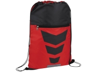 Рюкзак «Courtside», красный/черный, полиэстер 210D