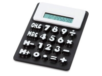Калькулятор «Splitz», черный/белый, силикон