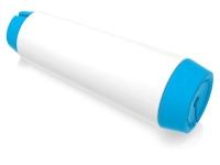 Держатель для кабеля «Тwisti», белый/синий, силикон/ABS пластик
