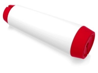 Держатель для кабеля «Тwisti», белый/красный, силикон/ABS пластик