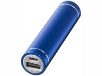 Портативное зарядное устройство «Bolt», 2200 mAh, ярко-синий, алюминий