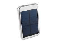 Портативное зарядное устройство «Bask Solar», 4000 mAh, серебристый, АБС пластик