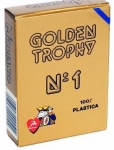Карты для покера "Modiano Golden Trophy" 100% пластик, Италия, синяя рубашка