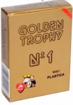 Карты для покера "Modiano Golden Trophy" 100% пластик, Италия, красная рубашка