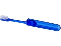 Зубная щетка «Trott» дорожная, синий прозрачный, пластик