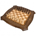 Шахматы + Нарды резные "Роял" 60, Ohanyan