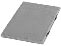 Бумажник «Adventurer» с защитой от RFID считывания, серый/черный, полиэстер 300D