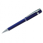 Ручка шариковая Berlingo "Velvet Classic" синяя, 0,7мм, корпус синий/хром, поворот., инд. упак.
