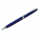 Ручка шариковая Berlingo "Silver Classic" синяя, 0,7мм, корпус синий, поворот., инд. упак.