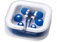 Наушники с микрофоном «Sargas», ярко-синий, АБС-пластик/ПВХ