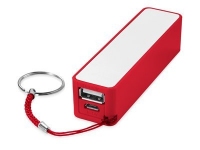 Портативное зарядное устройство «Jive», 2000 mAh, красный/белый, АБС пластик
