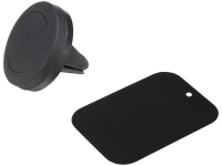 Магнитный держатель для телефона, черный, АБС пластик, силикон