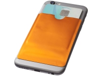 Бумажник для карт с RFID-чипом для смартфона, оранжевый, алюминиевая фольга
