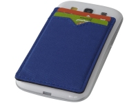 Бумажник RFID с двумя отделениями, ярко-синий, полиэстер