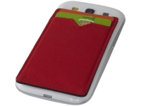 Бумажник RFID с двумя отделениями, красный, полиэстер