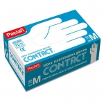 Перчатки латексные Paclan "Contact", М, 100шт., картон. коробка