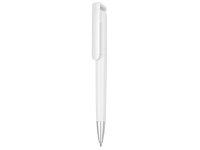Ручка-подставка «Кипер», белый/серебристый, пластик