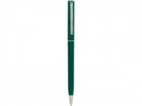 Ручка пластиковая шариковая «Наварра», зеленый матовый/серебристый, пластик/металл