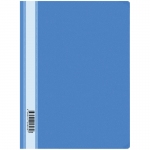 Папка-скоросшиватель пластик. OfficeSpace, А4, 160мкм, голубая с прозр. верхом, 10 штук