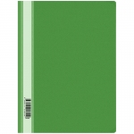 Папка-скоросшиватель пластик. OfficeSpace, А4, 160мкм, зеленая с прозр. верхом, 10 штук