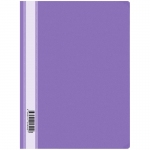Папка-скоросшиватель пластик. OfficeSpace, А4, 160мкм, фиолетовая с прозр. верхом, 10 штук