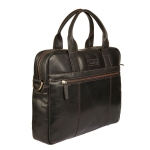 Деловая сумка Gianni Conti, натуральная кожа, черный 1221266 black