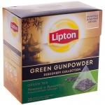 Чай Lipton "Green Gunpowder", зеленый, 20 пакетиков-пирамидок по 1,8г