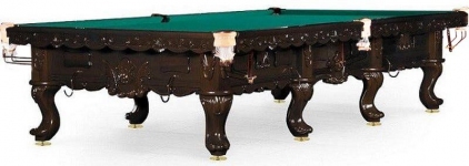 Бильярдный стол для снукера «Gogard» 12 ф (черный орех)