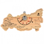 Термометр "Карта России" для бани и сауны