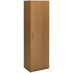 Шкаф для одежды однодверный с выдвижной штангой МФ Виско Стиль/Орех, 600*430*2030 (ПОД ЗАКАЗ)