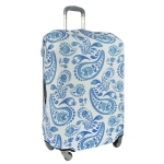 Защитное покрытие для чемодана Gianni Conti, полиэстер-лайкра, бело-синий 9014 L Travel Gzhel