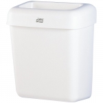 Контейнер для мусора Tork Mini bin (B2), 20л, прямоугольный, пластик, белый