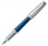 Ручка перьевая Parker Urban Premium F310 (1931563) Dark Blue CT F перо сталь нержавеющая подар.кор.