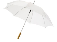 Зонт-трость «Lisa», белый, полиэстер/дерево/металл