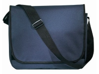 Конференц сумка для документов «Malibu», темно-синий/черный, полиэстер