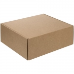 Коробка New Grande, крафт, 29,5х25,5х10,5 см; внутренние размеры: 28,4х25,3х10 см