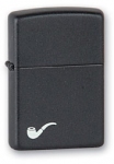 Зажигалка для трубок ZIPPO Pipe с покрытием e Brushed Chrome, латунь/сталь, серебристая, 36x12x56 мм