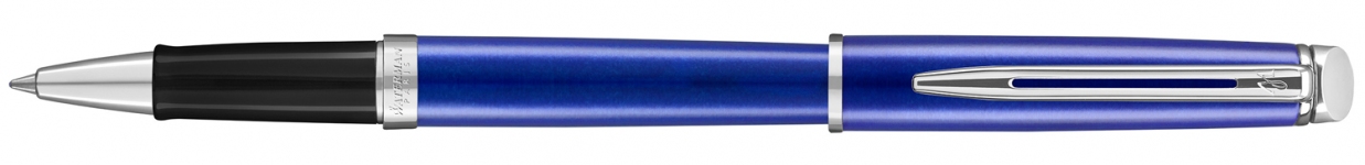 Ручка роллер «Hemisphere Bright Blue CT F», Waterman, нержавеющая сталь, лак с металлическим отливом. отделка- палладий