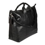 Дорожная сумка Gianni Conti, натуральная кожа, черный 912074 black