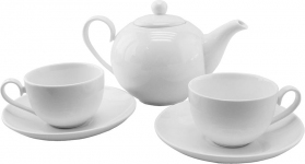 Чайный набор "Five o`clock":чайник и две чайные пары